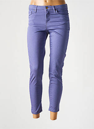Jeans coupe slim violet LCDN pour femme