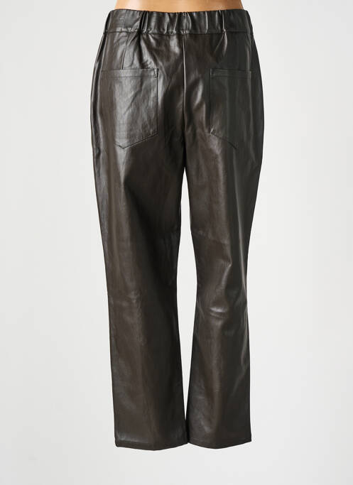 Pantalon droit marron C'EST BEAU LA VIE pour femme