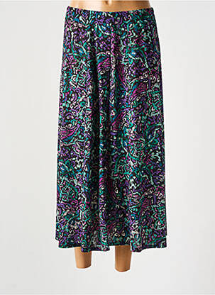 Jupe longue imprimé fantaisie violet DIANE LAURY femme