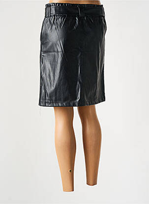 Jupe mi-longue coupe droite noir ESCANDELLE femme