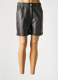 Bermuda taille élastique taille normale marron C'EST BEAU LA VIE femme