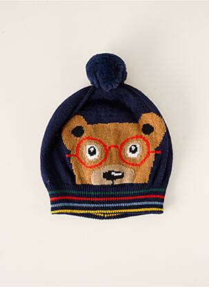 Bonnet imprimé fantaisie bleu MAYORAL garçon