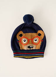 Bonnet imprimé fantaisie bleu MAYORAL garcon
