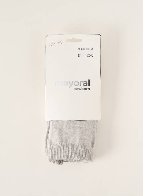 Collants gris MAYORAL pour fille