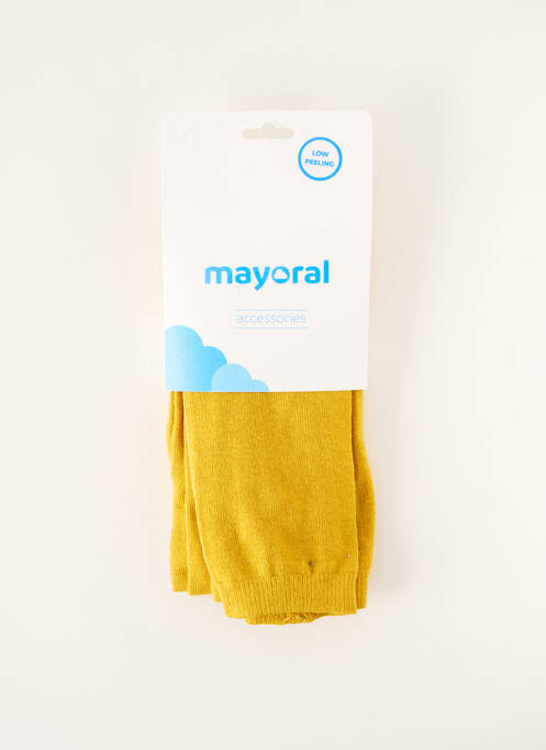 Collants jaune MAYORAL pour fille