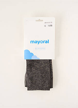 Collants tissage chiné gris MAYORAL fille