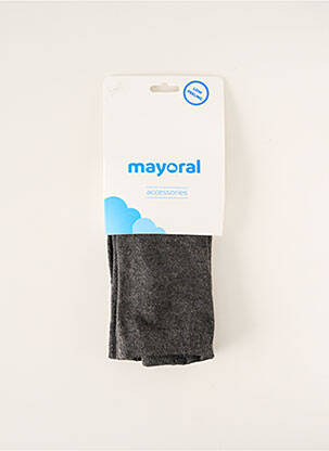 Collants tissage chiné gris MAYORAL fille