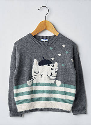 Pull gris MAYORAL pour fille