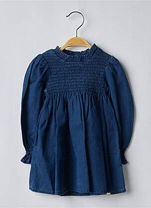 Robe mi-longue bleu MAYORAL pour fille