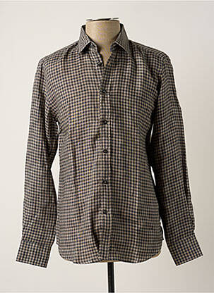 Chemise manches longues manches longues gris LAB homme