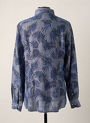 Chemise manches longues manches longues bleu LAB homme