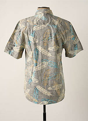 Chemise manches courtes imprimé fantaisie gris IRON AND RESIN homme