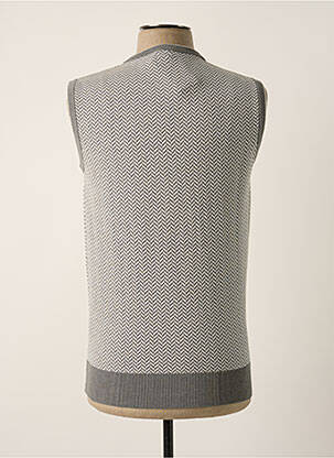 Gilet sans manche coupe cintrée gris ELEVENTY homme