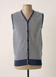 Gilet sans manche coupe cintrée bleu ELEVENTY homme
