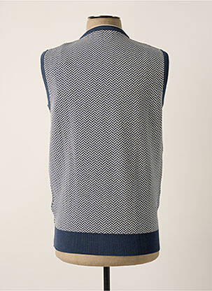Gilet sans manche coupe cintrée bleu ELEVENTY homme