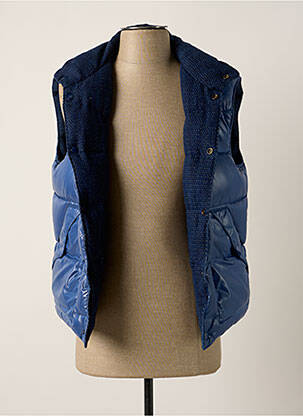Doudoune poches sans capuche bleu OCEAN SURPLUS L'EGOISTE homme