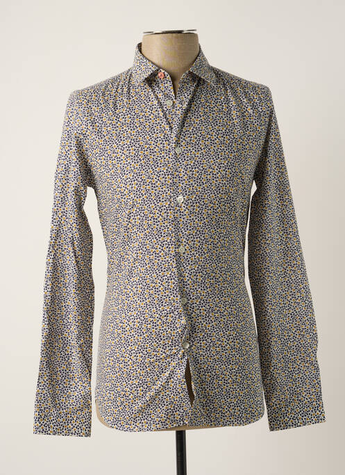 Chemise manches longues poignets boutonnés blanc PAUL SMITH homme