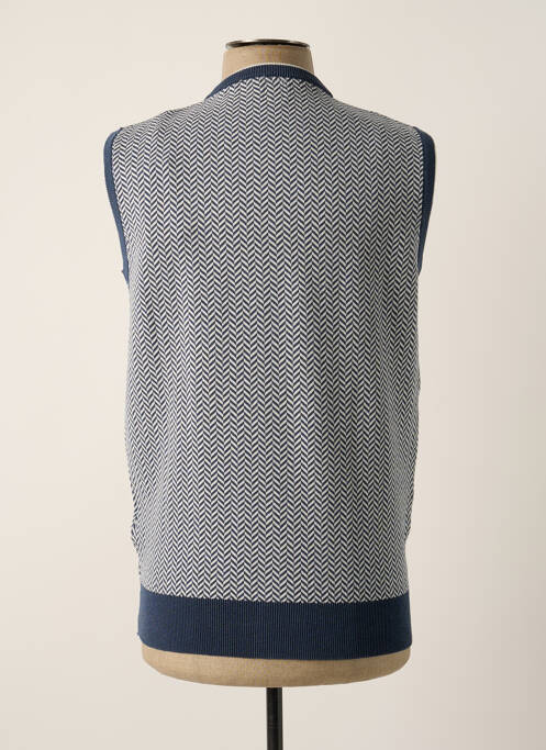 Gilet sans manche coupe cintrée bleu ELEVENTY homme