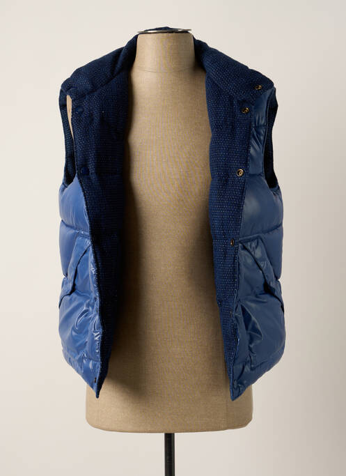 Doudoune poches sans capuche bleu OCEAN SURPLUS L'EGOISTE homme