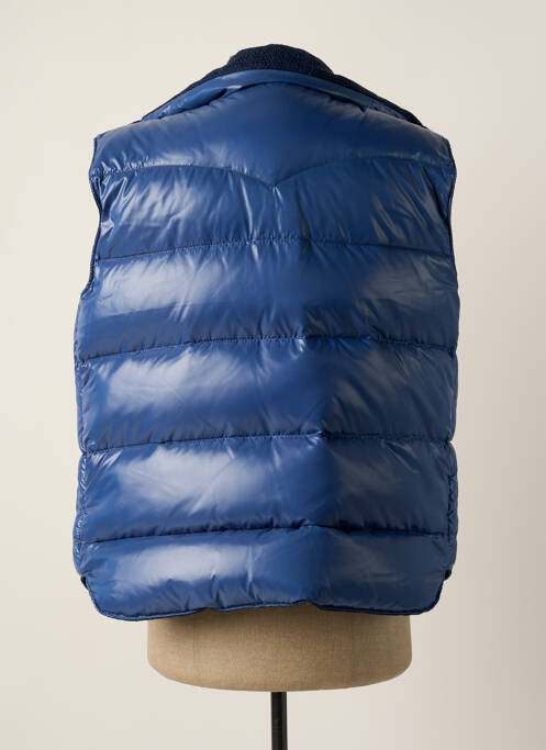 Doudoune poches sans capuche bleu OCEAN SURPLUS L'EGOISTE homme