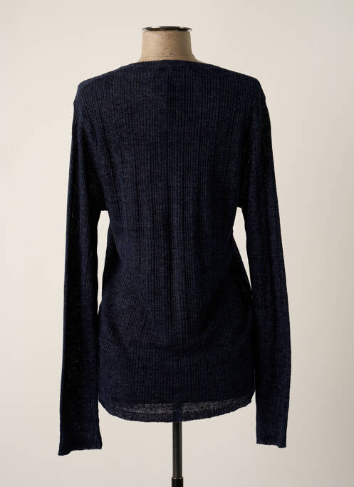 Gilet manches longues bleu MESSAGERIE pour homme