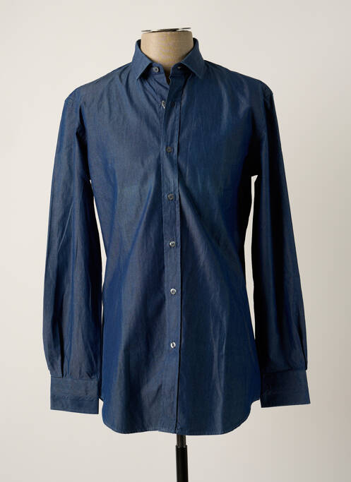 Chemise manches longues bleu PAUL SMITH pour homme