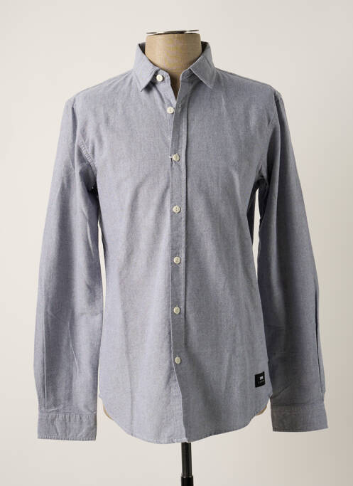 Chemise manches longues gris EDWIN pour homme