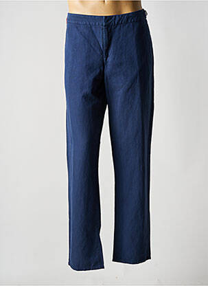 Pantalon droit tissage popeline taille normale bleu ORLEBAR BROWN homme