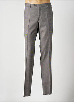 Pantalon droit tissage popeline taille normale gris PAL ZILERI homme