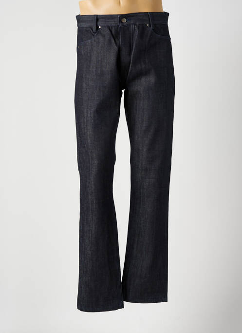 Jeans coupe droite fermeture boutonnée sur le devant taille normale bleu KYTONE homme