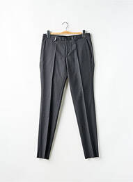 Pantalon slim tissage popeline taille normale gris HUGO BOSS homme