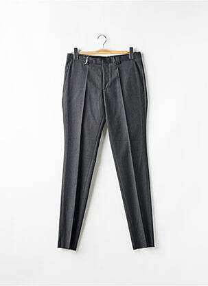 Pantalon slim tissage popeline taille normale gris HUGO BOSS homme