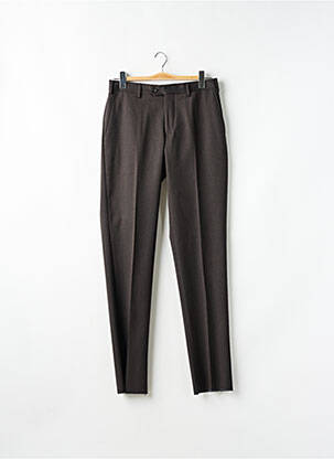 Pantalon slim stretch taille normale marron PAL ZILERI homme