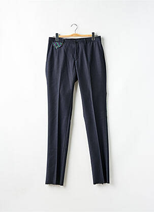 Pantalon slim tissage popeline taille normale bleu MOSCHINO homme