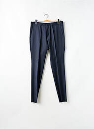 Pantalon slim tissage popeline taille normale bleu HUGO BOSS homme