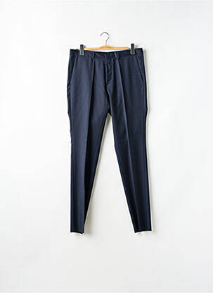 Pantalon slim tissage popeline taille normale bleu HUGO BOSS homme