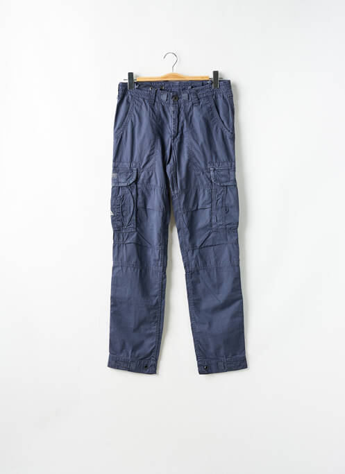 Pantalon cargo coupe droite taille normale bleu AERONAUTICA homme