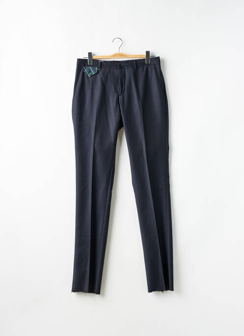 Pantalon slim tissage popeline taille normale bleu MOSCHINO homme