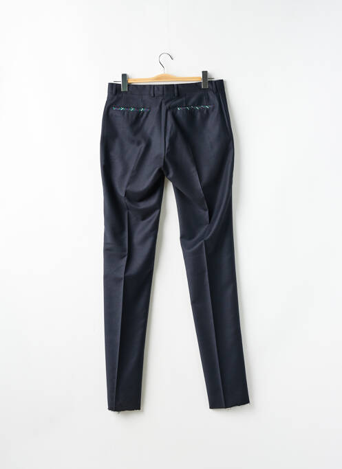 Pantalon slim tissage popeline taille normale bleu MOSCHINO homme