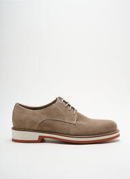 Derbies type de semelle amortissante talon bas beige MAISON WOOLIES homme
