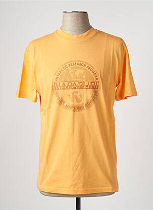 T-shirt orange NAPAPIJRI pour homme