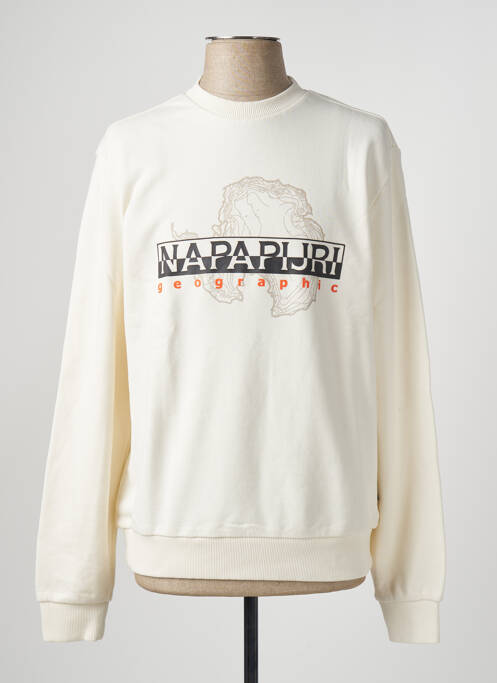 Sweat-shirt beige NAPAPIJRI pour homme