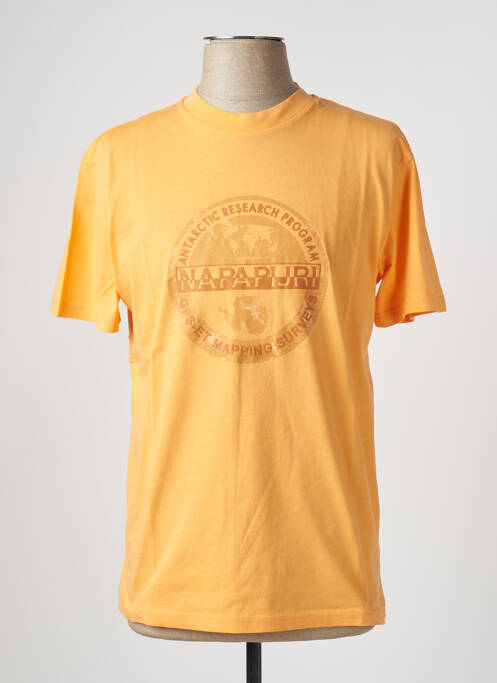 T-shirt orange NAPAPIJRI pour homme