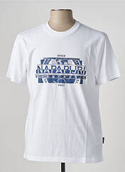 T-shirt blanc NAPAPIJRI pour homme seconde vue