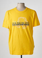 T-shirt jaune NAPAPIJRI pour homme seconde vue