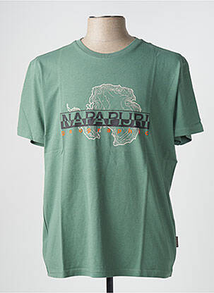 T-shirt vert NAPAPIJRI pour homme