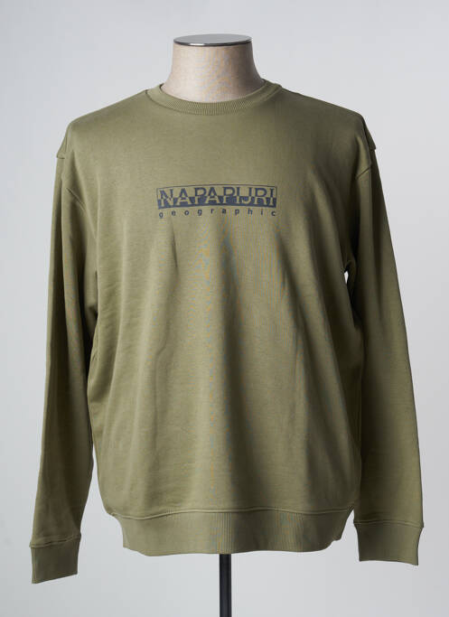 Sweat-shirt vert NAPAPIJRI pour homme