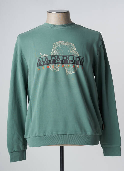 Sweat-shirt vert NAPAPIJRI pour homme