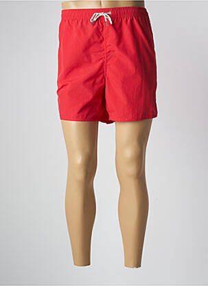 Short de bain tissage imperméable rouge CBK homme