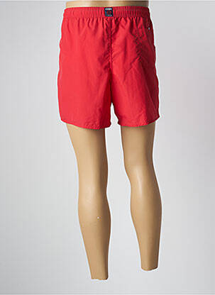 Short de bain tissage imperméable rouge CBK homme